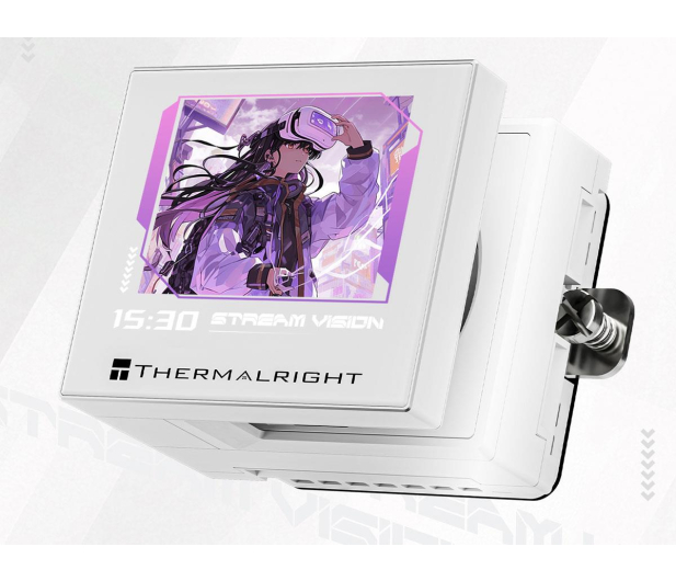 Thermalright Stream Vision 360 White 3x120mm - 1426042 - zdjęcie 3